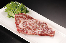 Wagyu beef sirloin steak