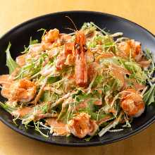 Fresh Shrimp Salad with Chili Mayonnaise