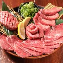 Assorted beef tongue, 3 kinds