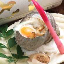 Grilled turban shell