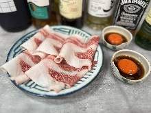 Wagyu sukiyaki short ribs
