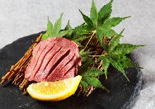 Thick-cut premium grilled tongue seasoned with salt