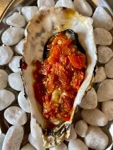 Grilled oysters