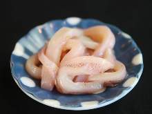 Salted squid entrails