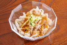 Pig's ears dressed with vinegared soybean paste