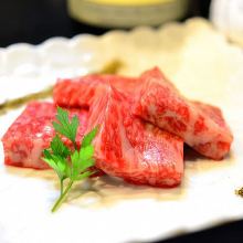 Wagyu beef thickly-sliced sirloin