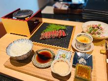 Wagyu beef steak set