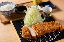 Pork cutlet meal set