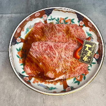Kurogewagyu loin yakishabu