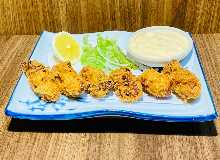 Deep-fried oysters