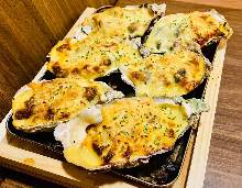 Oyster gratin