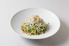 Yoshiura Shirasu and Shiso Genovese / Almond Molica