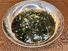 Wakame seaweed soup