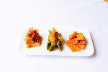 Assorted kimchi, 3 kinds