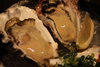 生牡蠣ポン酢、焼き牡蠣（厚岸）