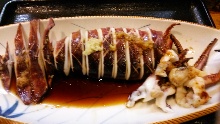 イカの姿焼き