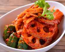 本日のキムチ盛り合わせ