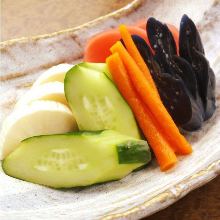 漬物盛り合わせ