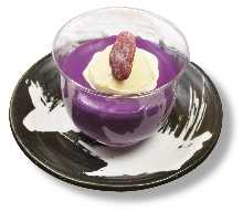 【鹿児島】自家製紫芋のしっとりムース