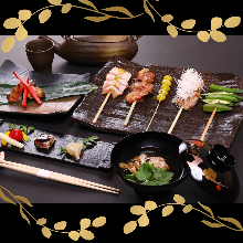 「焼鳥コース」のコース内容 「焼鳥コース」のコース内容