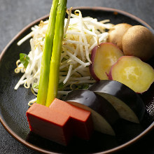 季節の焼き野菜