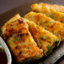 野菜たっぷりチヂミ