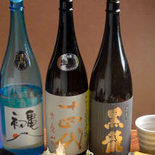 日本酒飲み比べ3種