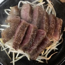 和牛の3種盛り合わせ