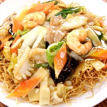 餡かけ焼きそば・かた焼きそば