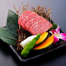 和牛の特上カルビ