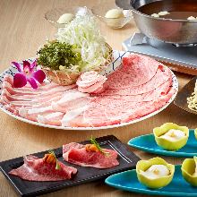 白ネギの出汁しゃぶしゃぶ【沖縄県石垣島産 美崎牛（150g）】
