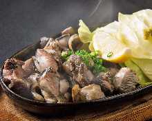 鶏もも炭火焼き