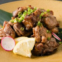 地鶏の炭火焼き