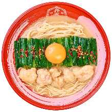 博多極み牛もつとんこつ もつニラ玉ラーメン