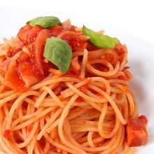 沖縄そば生麺の本日の気まぐれパスタ風