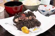 黒かつヒレランチ