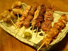 焼き鳥盛り合わせ7種