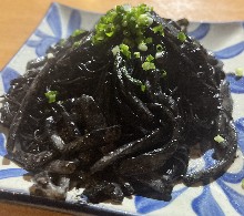 イカスミソーメンチャンプル