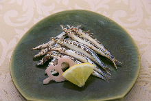 キビナゴの塩焼き