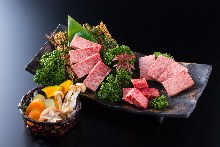 焼肉盛り合わせ3種