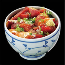 マグロサーモン丼