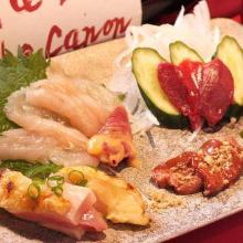 鶏のたたき盛り合わせ 鶏のたたき盛り合わせ