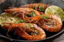 【Additional menu：＋2,200yen】 Grilled prawns from Ishigaki Island（4prawns）