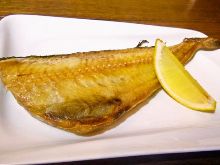 ホッケの半身炙り焼き