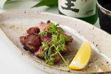 砂ずり　塩焼き