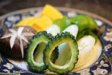 沖縄県産焼き野菜盛り合わせ