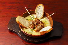 チーズフォンデュ