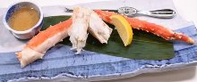 タラバガニの炙り焼き