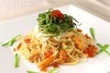 生ウにといくらの冷製パスタ