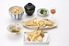 天ぷら盛り合わせ7種